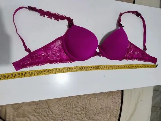 Sutiã Rosa com renda  - Foto 5