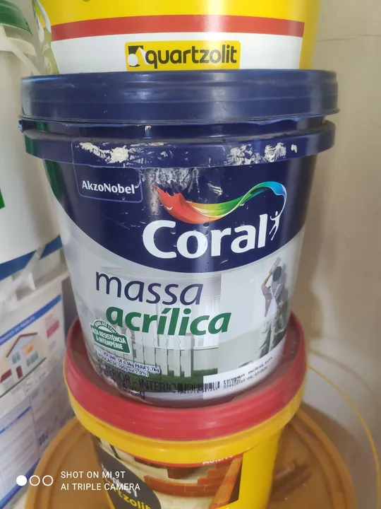 Tinta Coral Acrílica para Paredes e Tetos