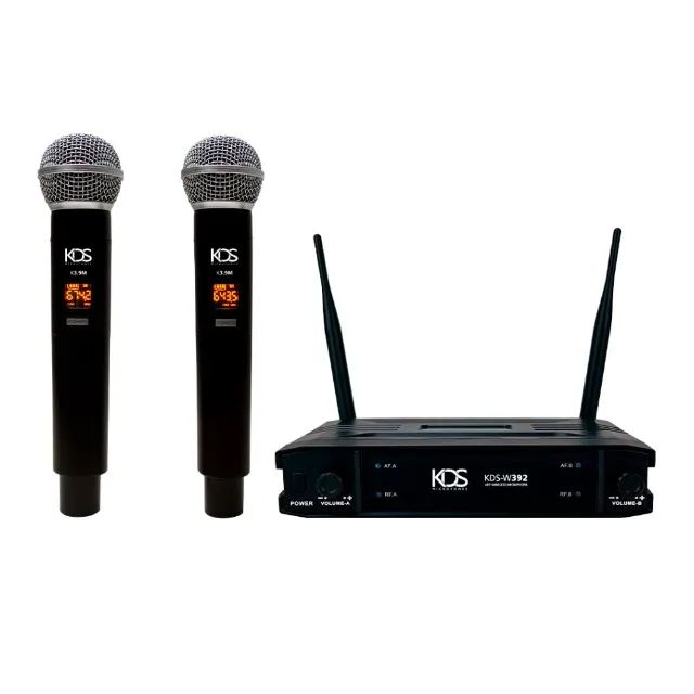 Microfone Sem Fio Duplo Profissional Kadosh K 392M - AC3027 - Foto 4