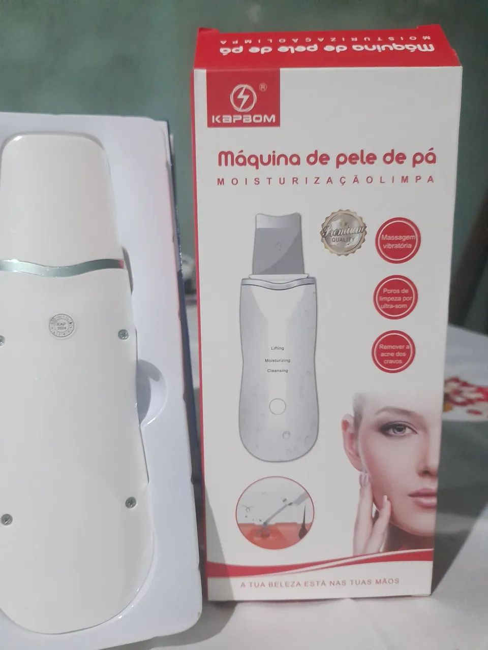 Aparelho de Limpeza Facial Ultrassônico KAPBOM - Foto 2