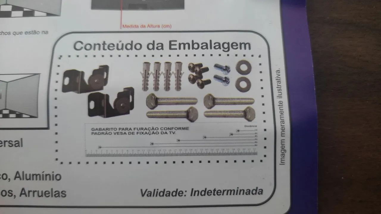 Suporte Universal para TV - Marca Canaã - Novo - Foto 5