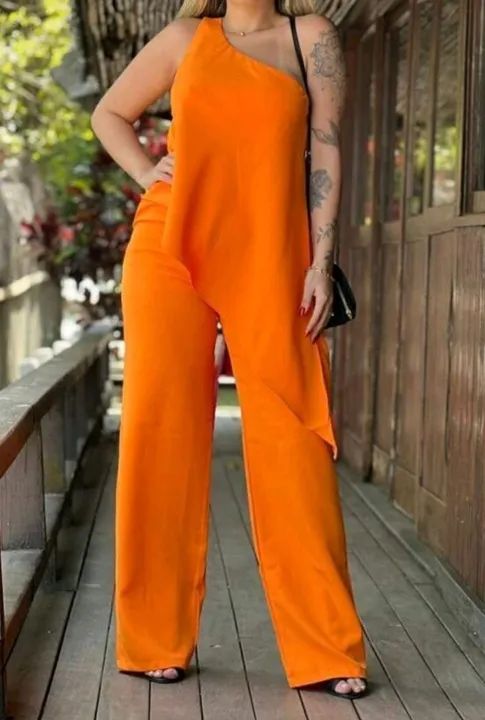Conjunto de calça e bata um Ombro - Foto 3