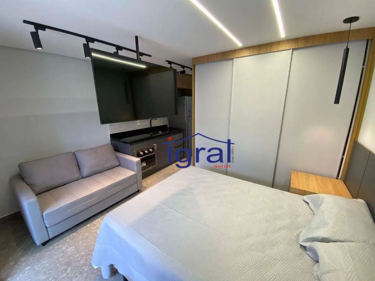 Studio mobiliado com 1 dormitório para alugar, 28 m² por R$ 3.000/mês - Jabaquara - São Pa - Foto 5