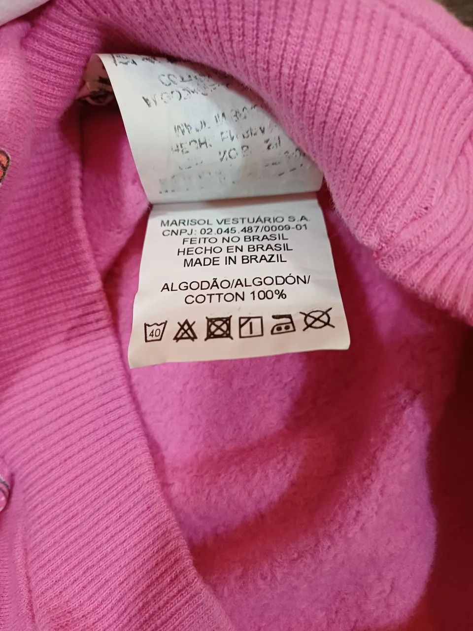 Blusa de Moleton Lilica Ripilica rosa, semi-nova.  - Foto 5
