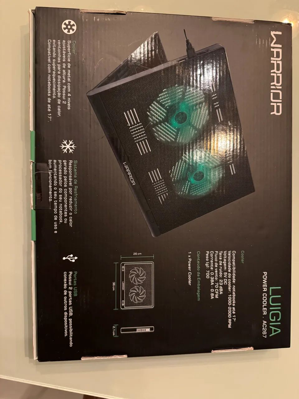 Power cooler para notebook 64275303971202121