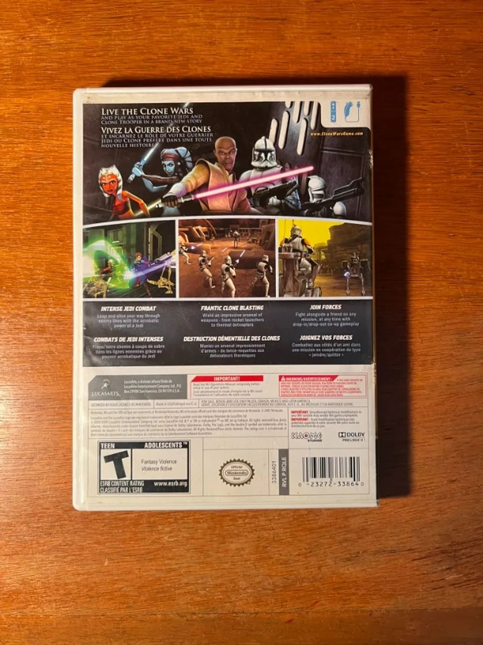 Jogo Star Wars The Clone Wars Republic Heroes (Nintendo Wii) - COM MANUAIS E ENCARTES - Foto 3
