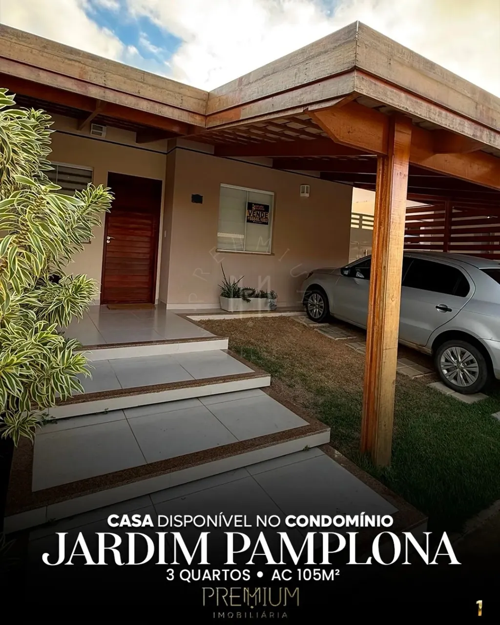 casa disponível para venda no condomínio Residencial Pamplona