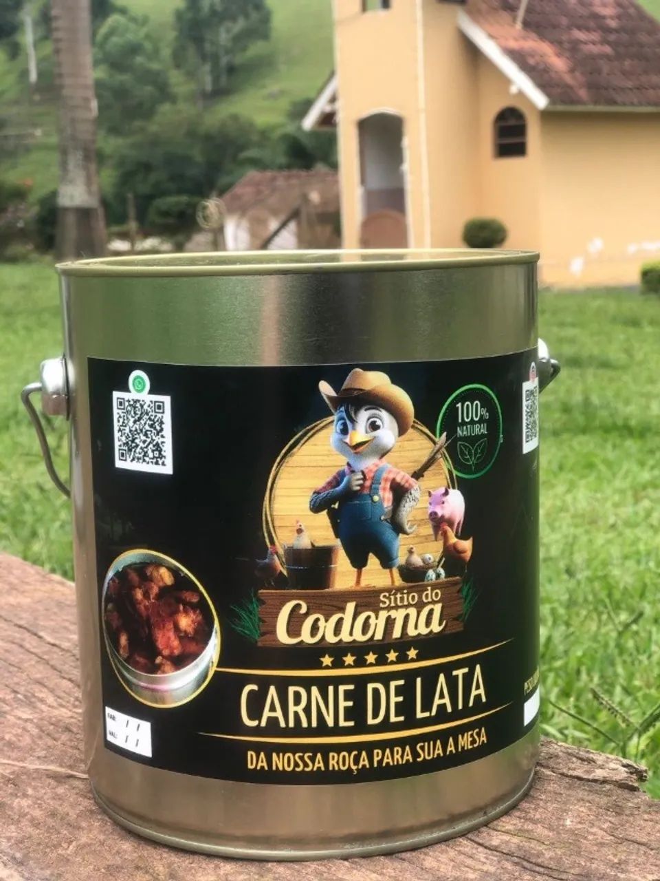CARNE DE PORCO NA LATA- IGUAL DOS TEMPOS DE VÓ