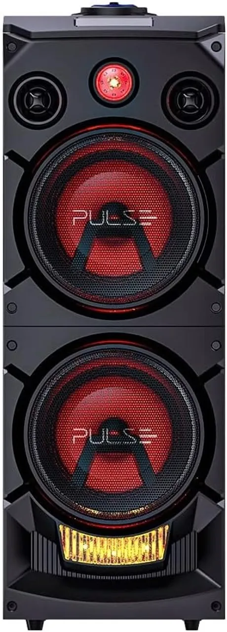 (Novo) Caixa de Som Torre Storm 8Pol. 1000w Rms Bt/Fm/P10 Pulse - SP509