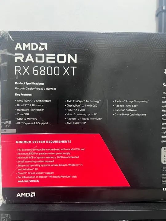 Placa de Vídeo AMD RADEON RX 6800 XT SAPHIRE 16GB DDR6 - Foto 4