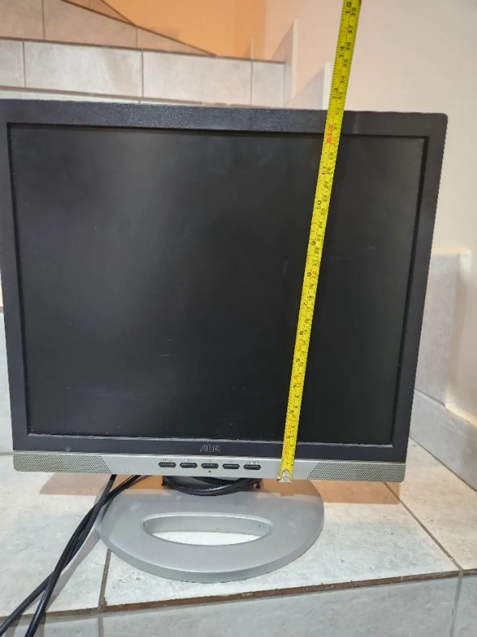 Tela computador monitor LCD 17" AOC - Foto 4
