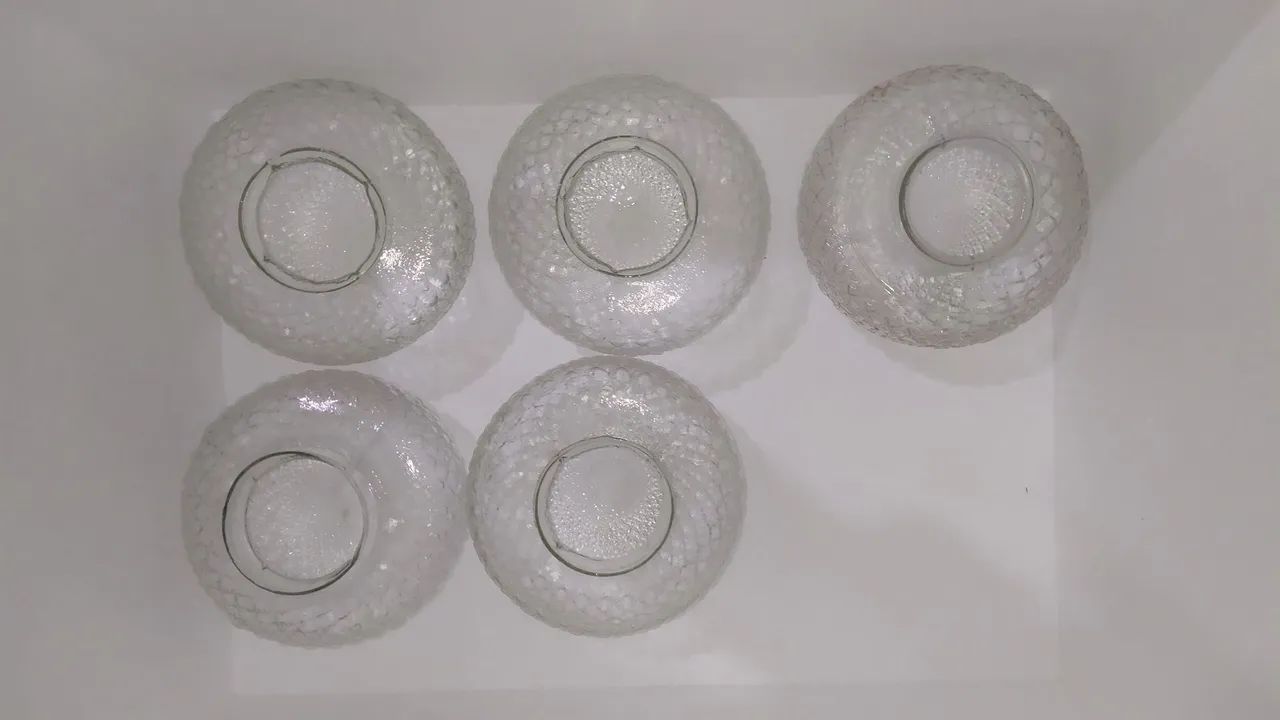 Plafon de vidro antigo vários modelos e tamanhos  - Foto 3