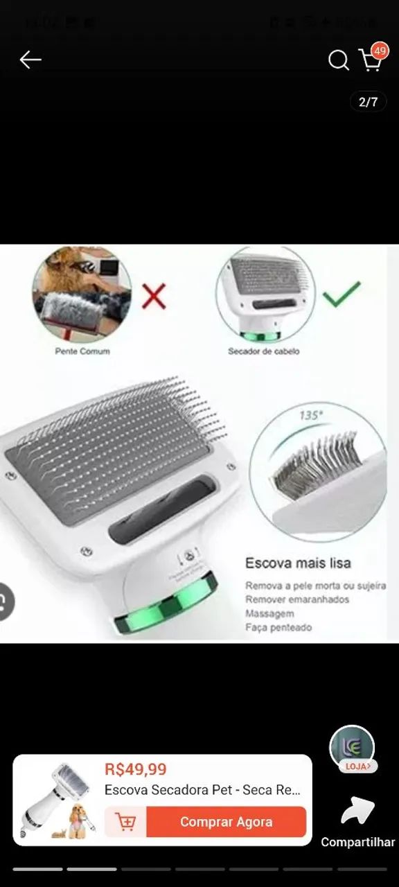Escova de cachorro 64313864433154121