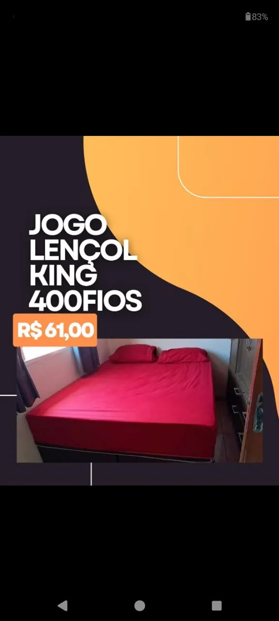 Jogo de Lençol King 400 Fios - Conforto e Qualidade