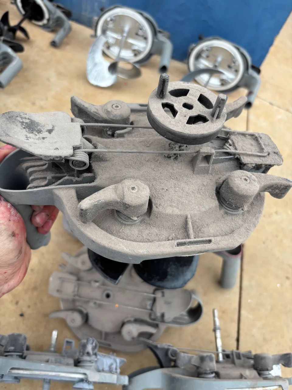 Tampas misturadora tintas 