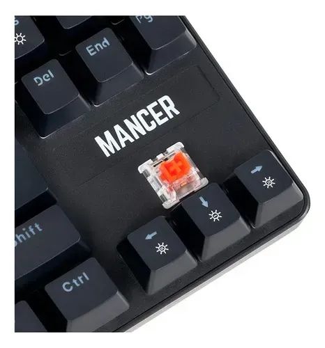 Teclado Mecanico Mancer Shade Mk3, Rainbow, Switch Vermelho - Foto 4