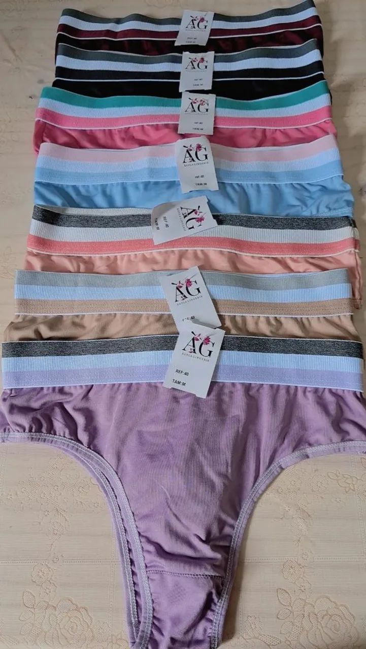 Calcinhas fio e fio duplo varias cores - Foto 4