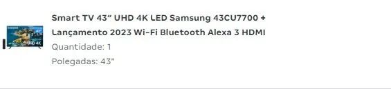 SMART TV 43 UHD 4K LED SAMSUNG - Foto 2