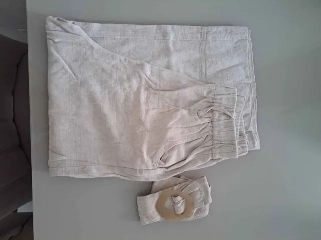 Calça de Linho Tam P (36/38)