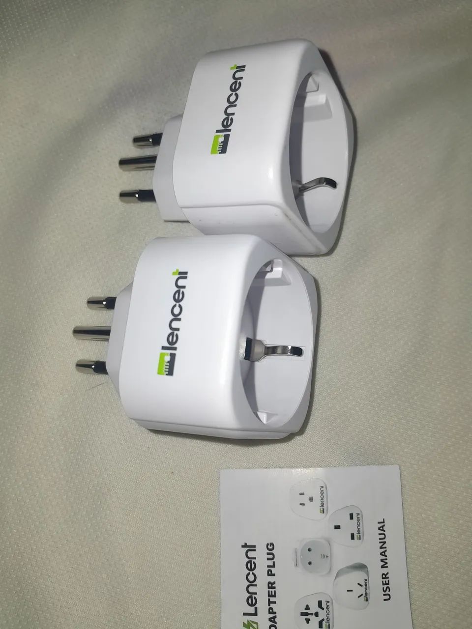 Dois adaptador de Tomada europeu/Schuko. - Foto 2
