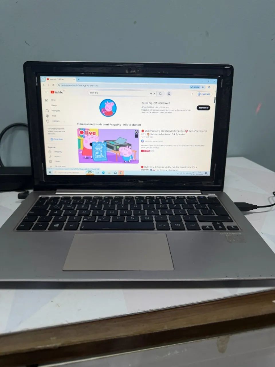 Notebook ASUS Vivobook S200E Intel Core i3 2ª Geração HD 300GB + Mouse USB   - Foto 4