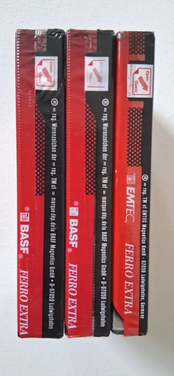 3 fitas k7 basf/emtec virgens novas - Foto 3