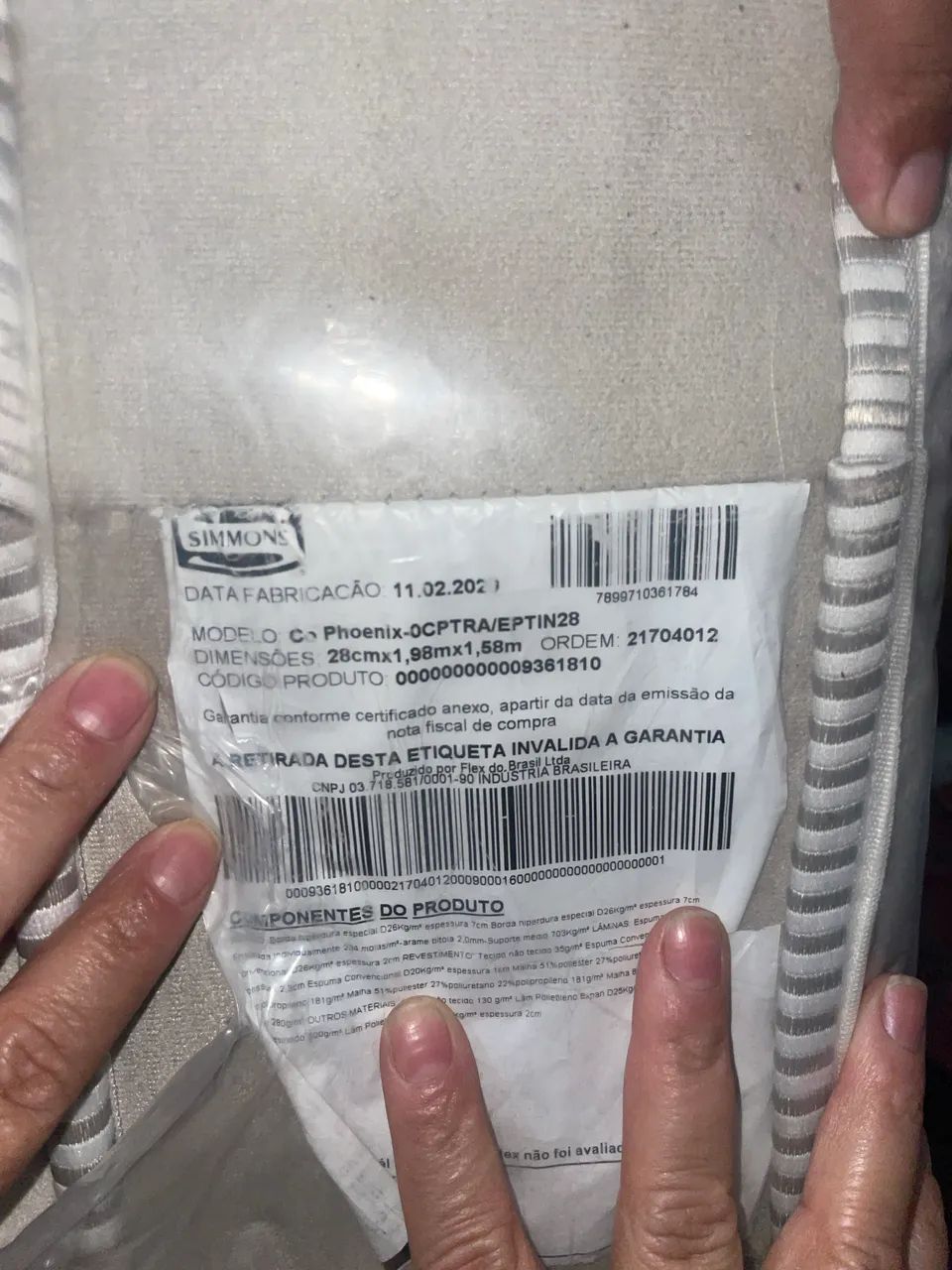 Colchão Simmons usado  - Foto 5