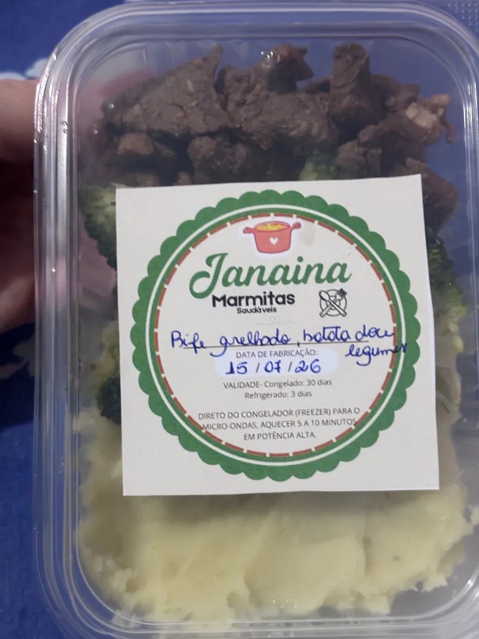 Marmitas Saudáveis Congeladas  - Foto 5