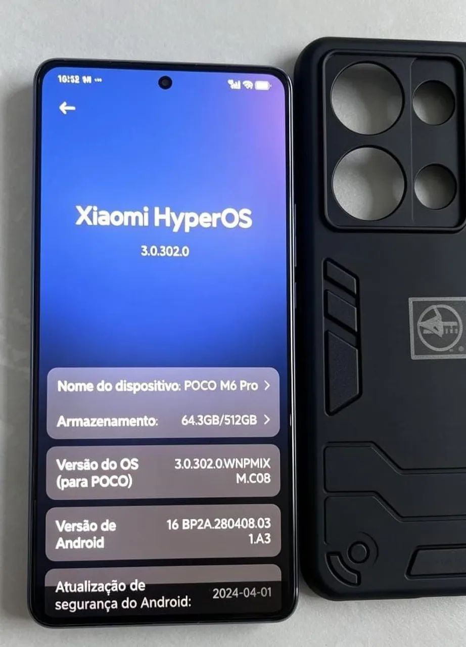 Vendo ou troco POCO M6 PRO 512 GB 12 de Ran - Foto 3
