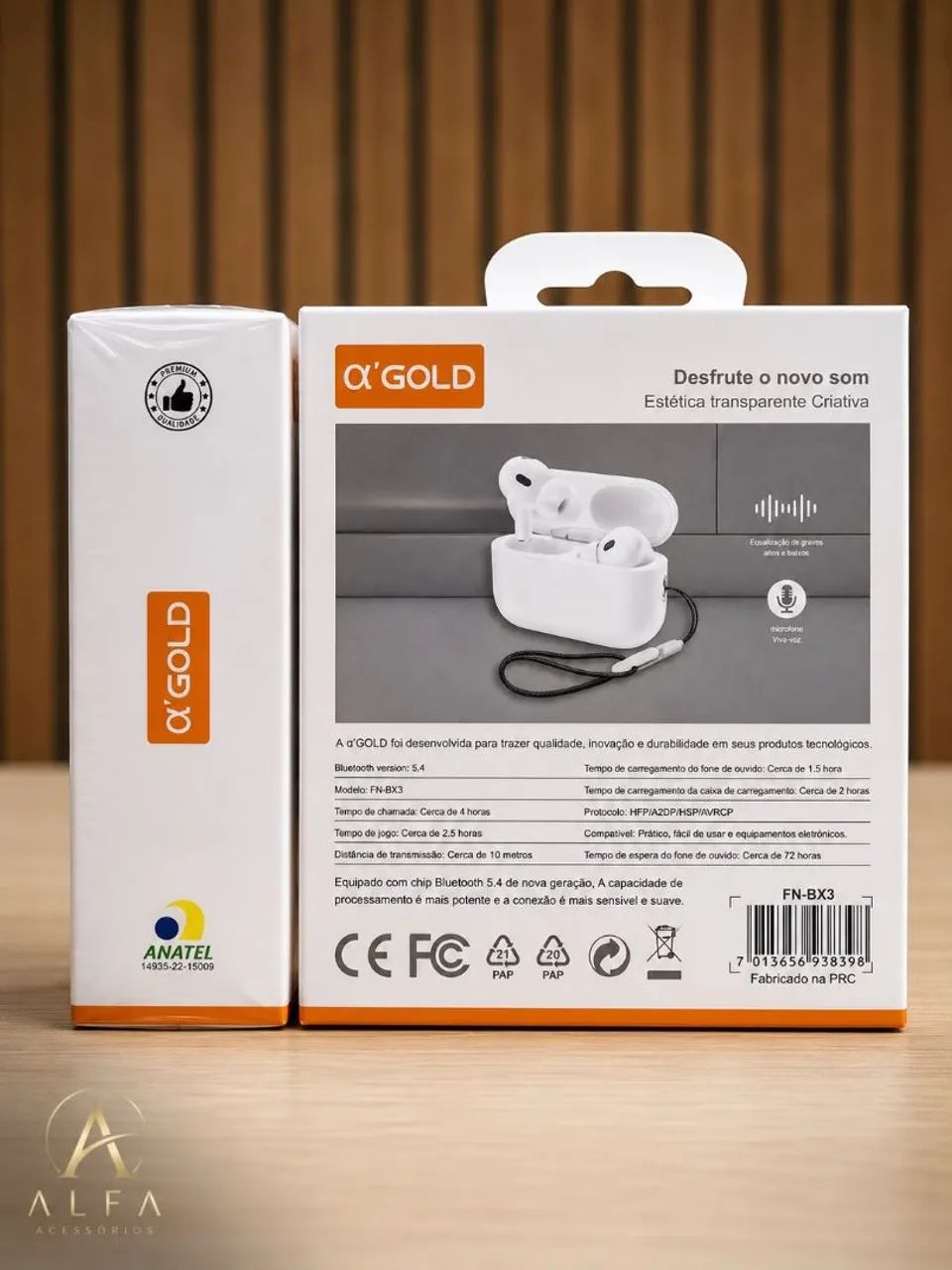 Fone Bluetooth A'Gold 5.4 - Foto 2