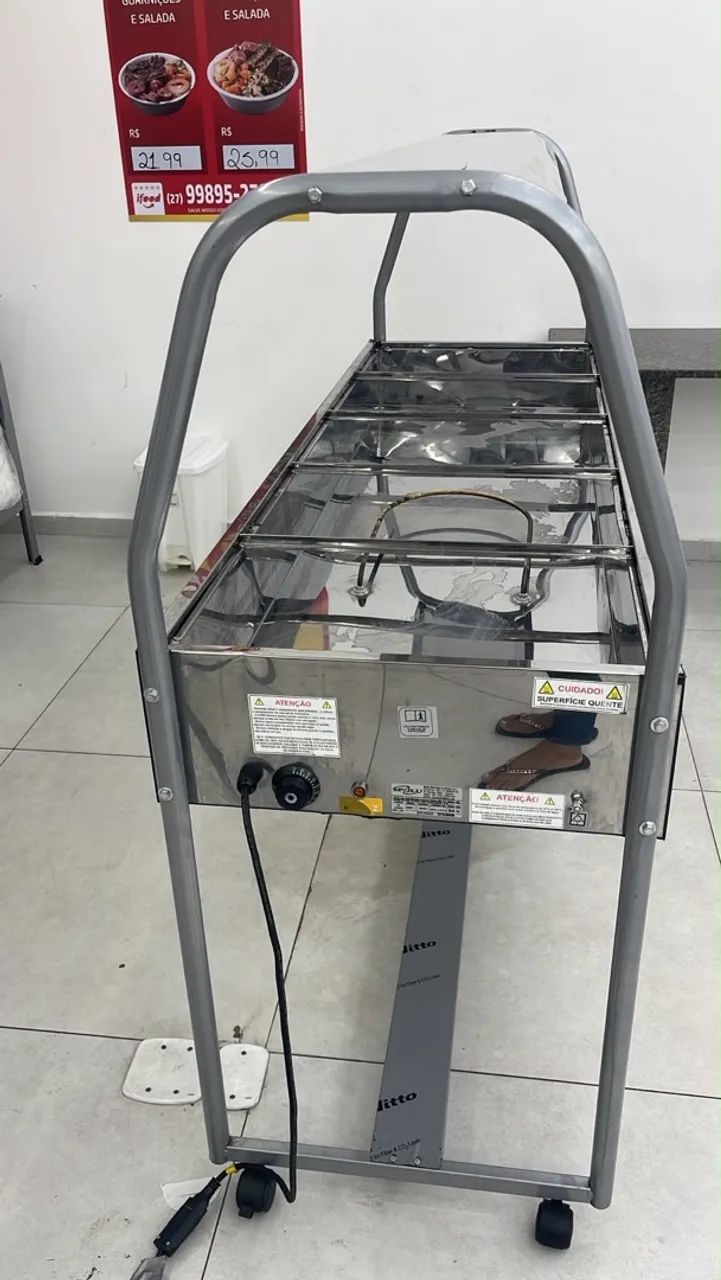 Buffet Térmico da marca Spolu 10 cubas  - Foto 3