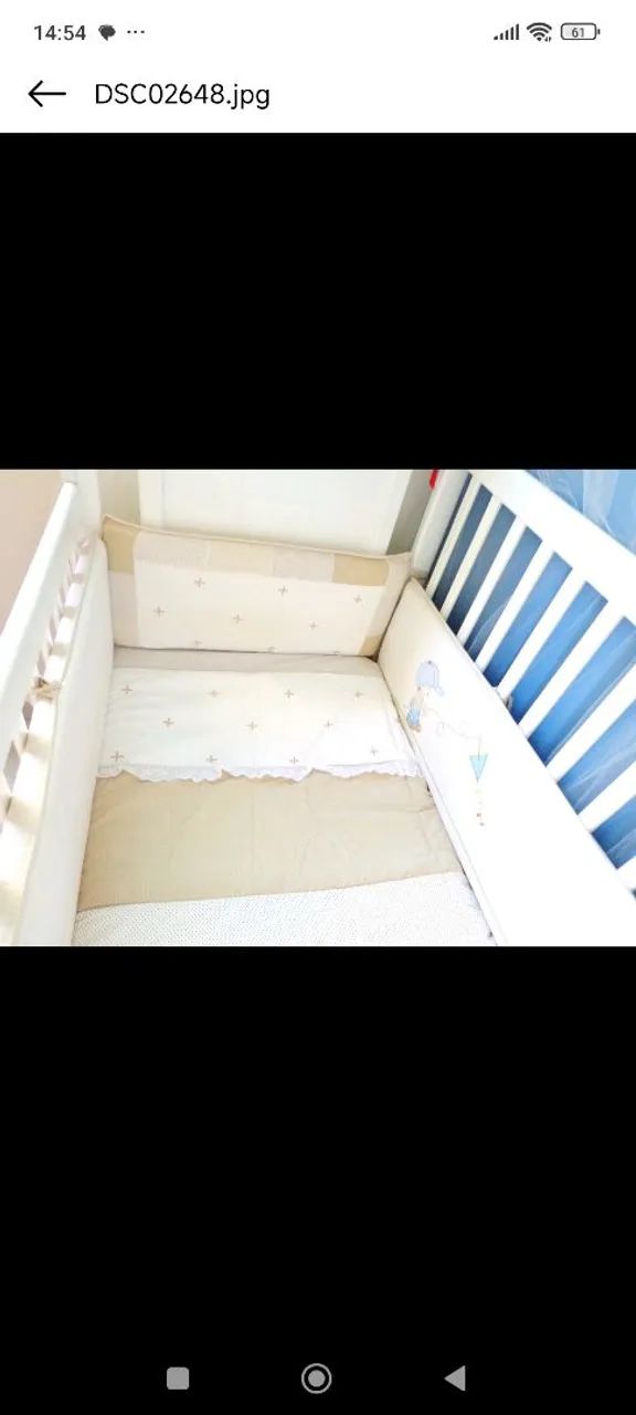 Berço infantil acompanha kit berço. - Foto 4