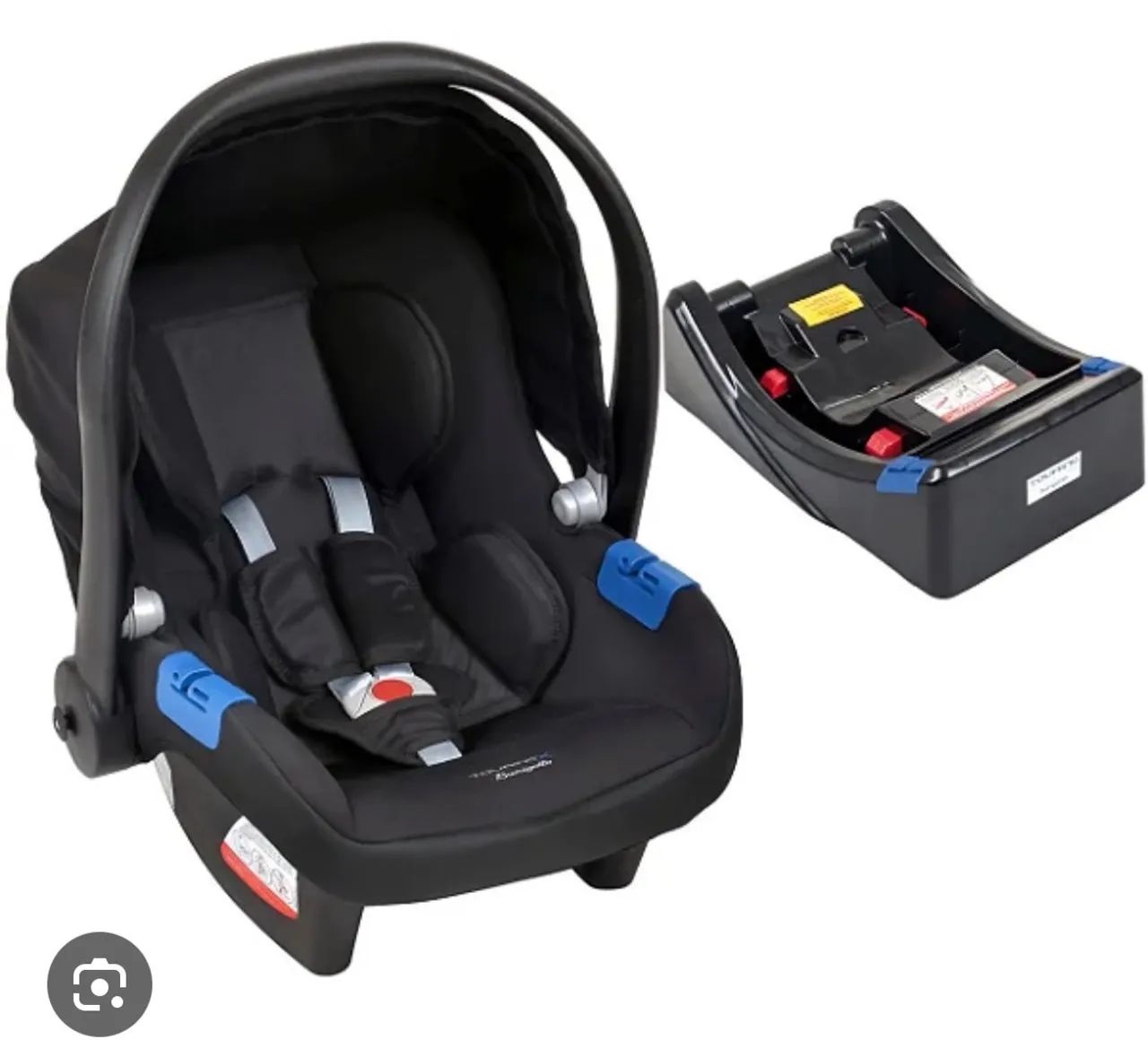 Carrinho de bebê e bebê conforto 