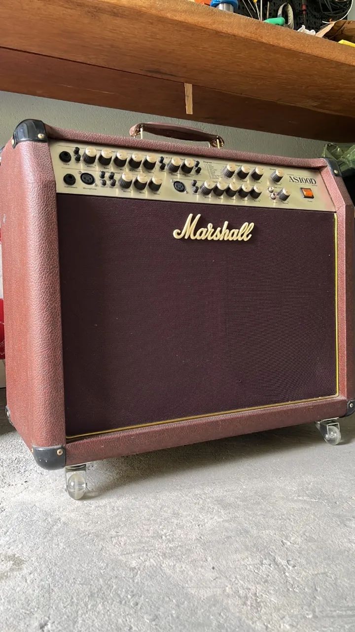 Amplificador Marshall As100d violão e voz