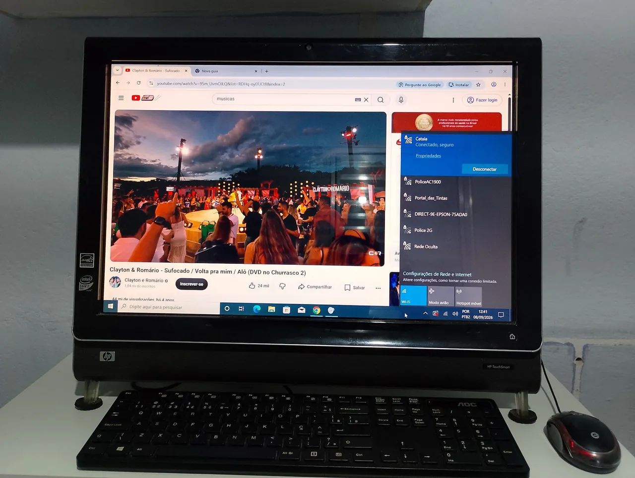 All in One HP touchscreen 4 RAM 2.17 GHz - Foto 2