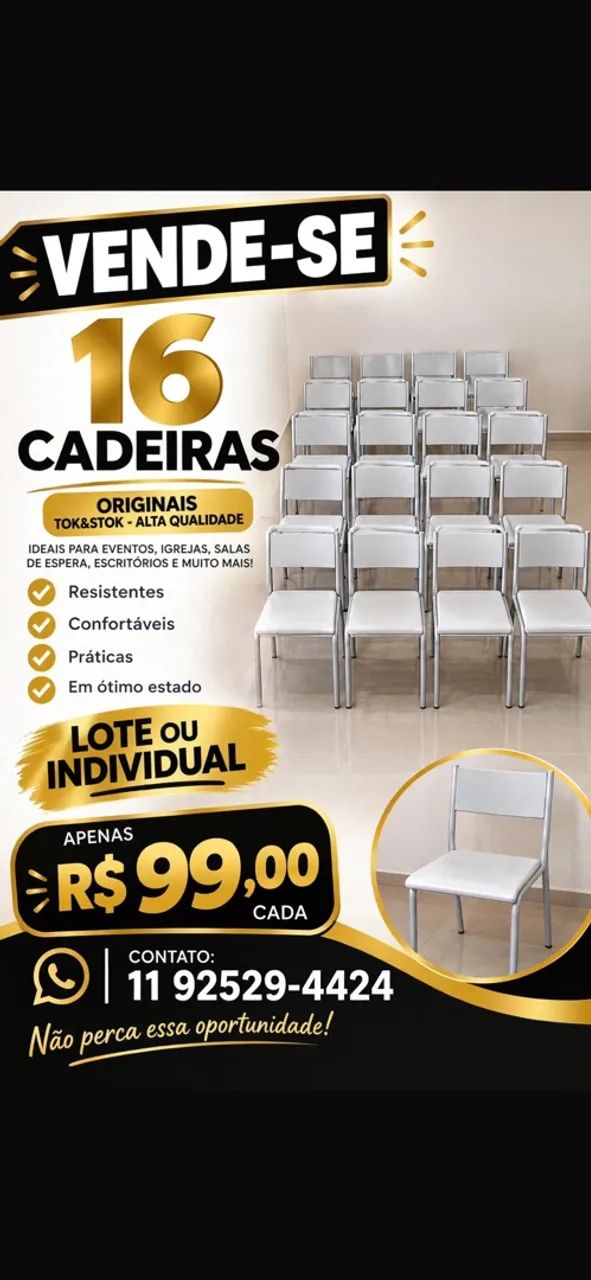 Cadeiras de ferro  - Foto 2