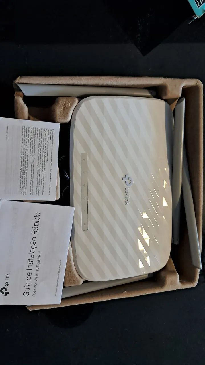 TP Link roteador wireless AC 1.200 DualBand 4 antenas - Foto 4