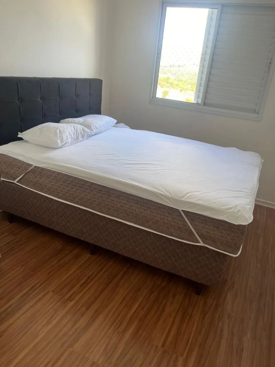 Cama box Queen com colchão Umaflex Castor - Foto 2