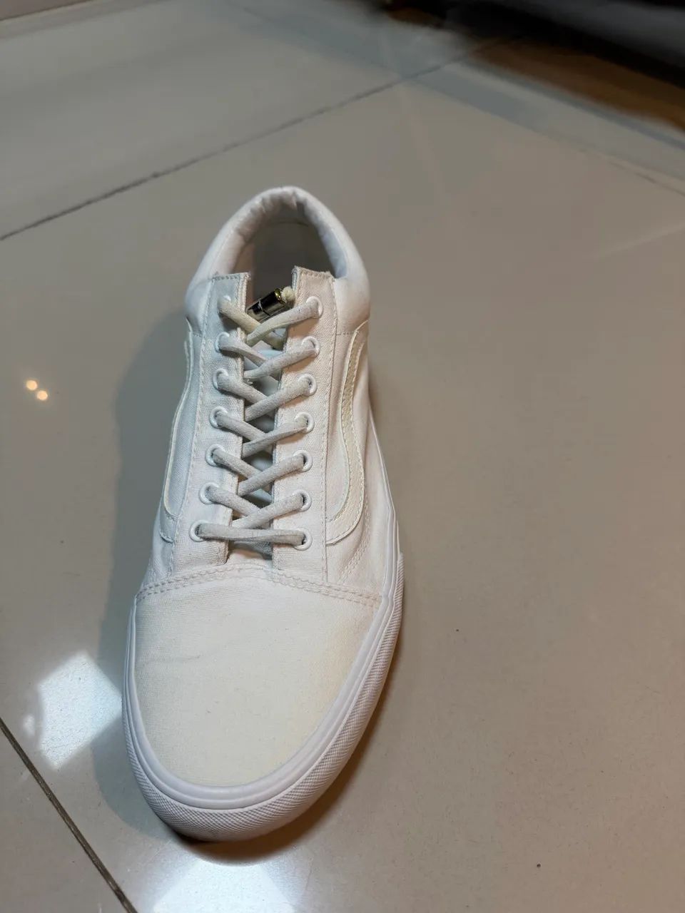 Tênis Vans Tecido Branco 43 - Foto 3