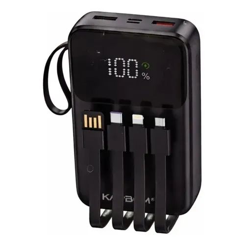 Power Bank 20.000mAh - Com Cabos Integrados | Entrega Hoje