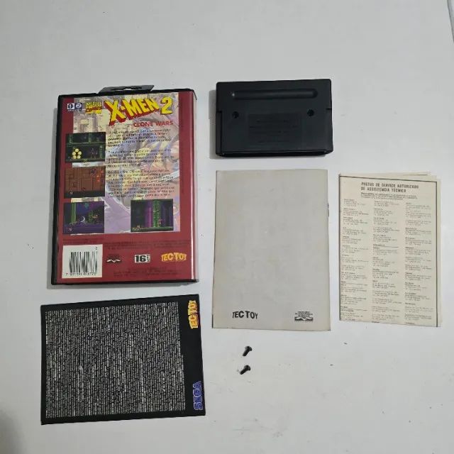 X-men 2 - Sega Mega Drive Tectoy completo - Jogos de Vídeo Game