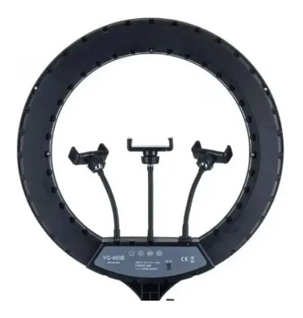 Ring Light LED 18 Polegadas YQ-460B 50W Tripé 2m 3 Tons de Luz - Foto 2