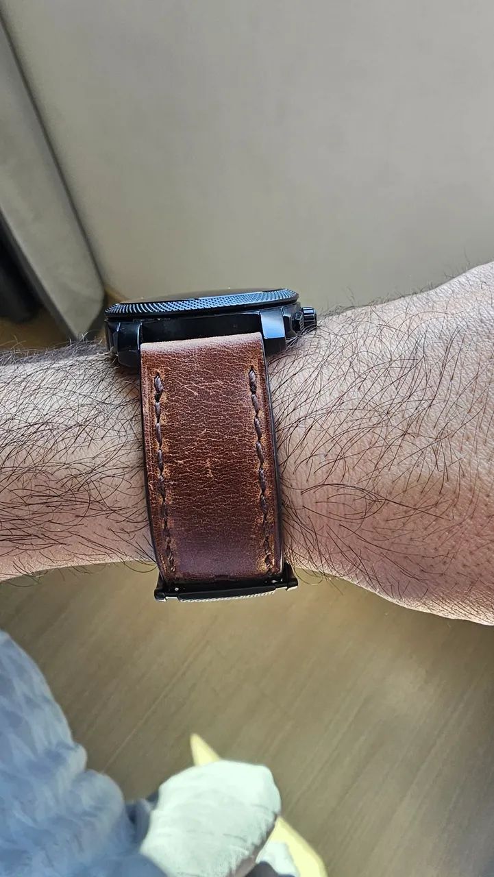 Relogio fossil fs4656 pulseira couro - Foto 3