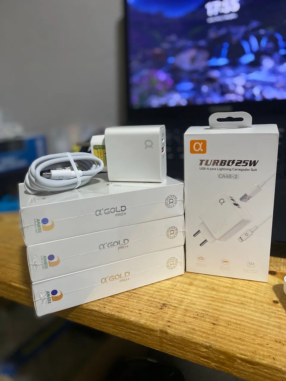 Carregador Lightning Agold 25w