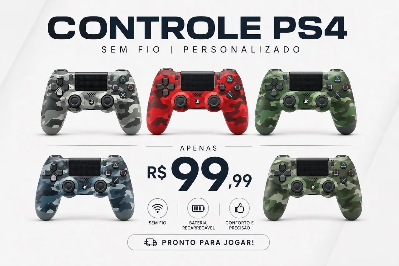 Controle ps4