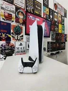 PS5 Mídia Física e Digital + Dualsense - 6 Meses de Garantia e Aceitamos seu Usado - Foto 3