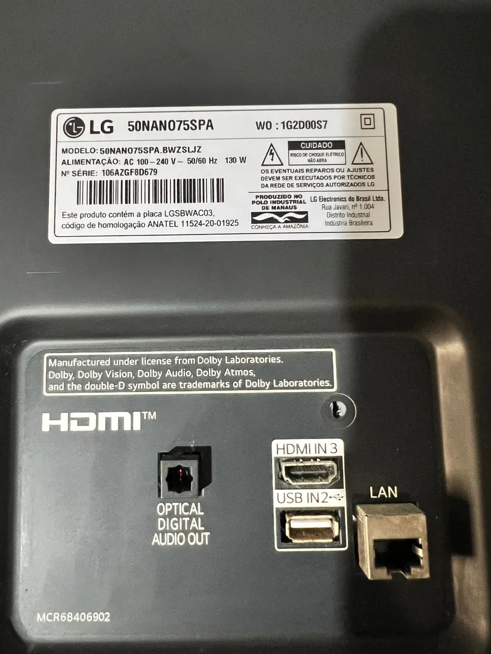 Smart  Nano TV LG 50 4K, UHD, Wi-Fi, Bluetooth, Google Assistente, Alexa  - Foto 2