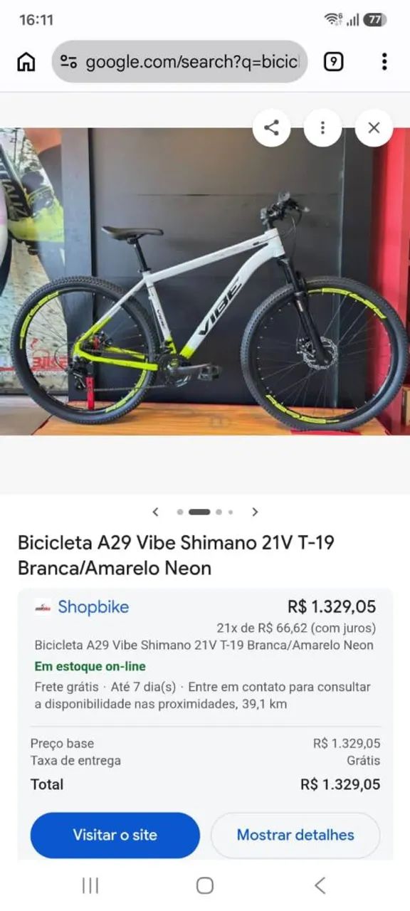 Bicicleta Aro 29 Vibe t19 - Foto 3