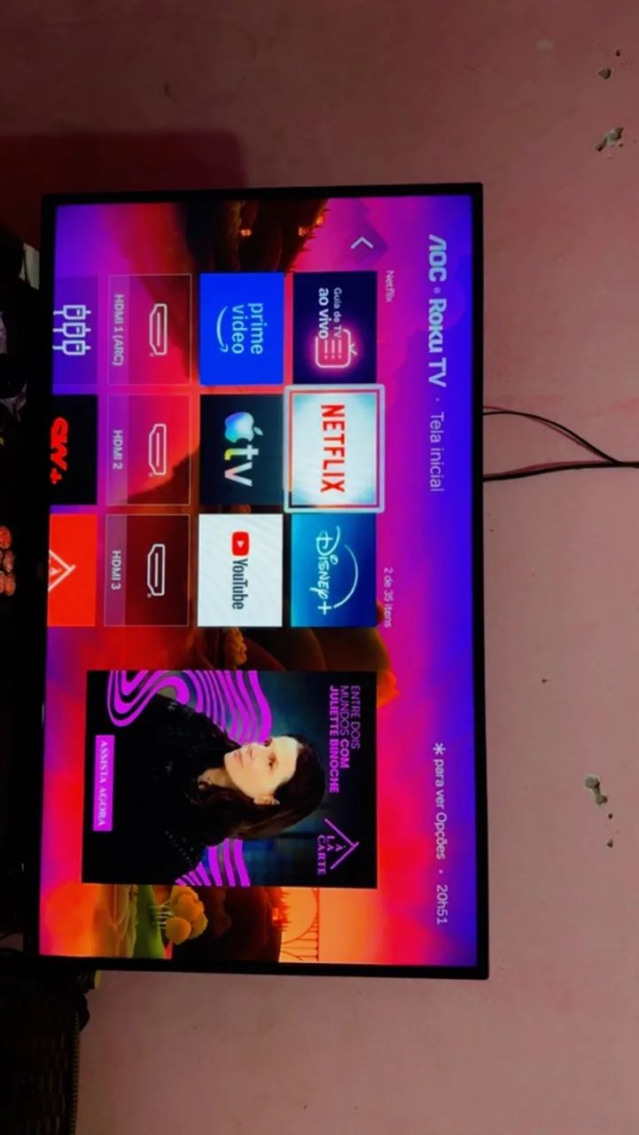 Tv smart 42 polegadas semi nova  - Foto 2