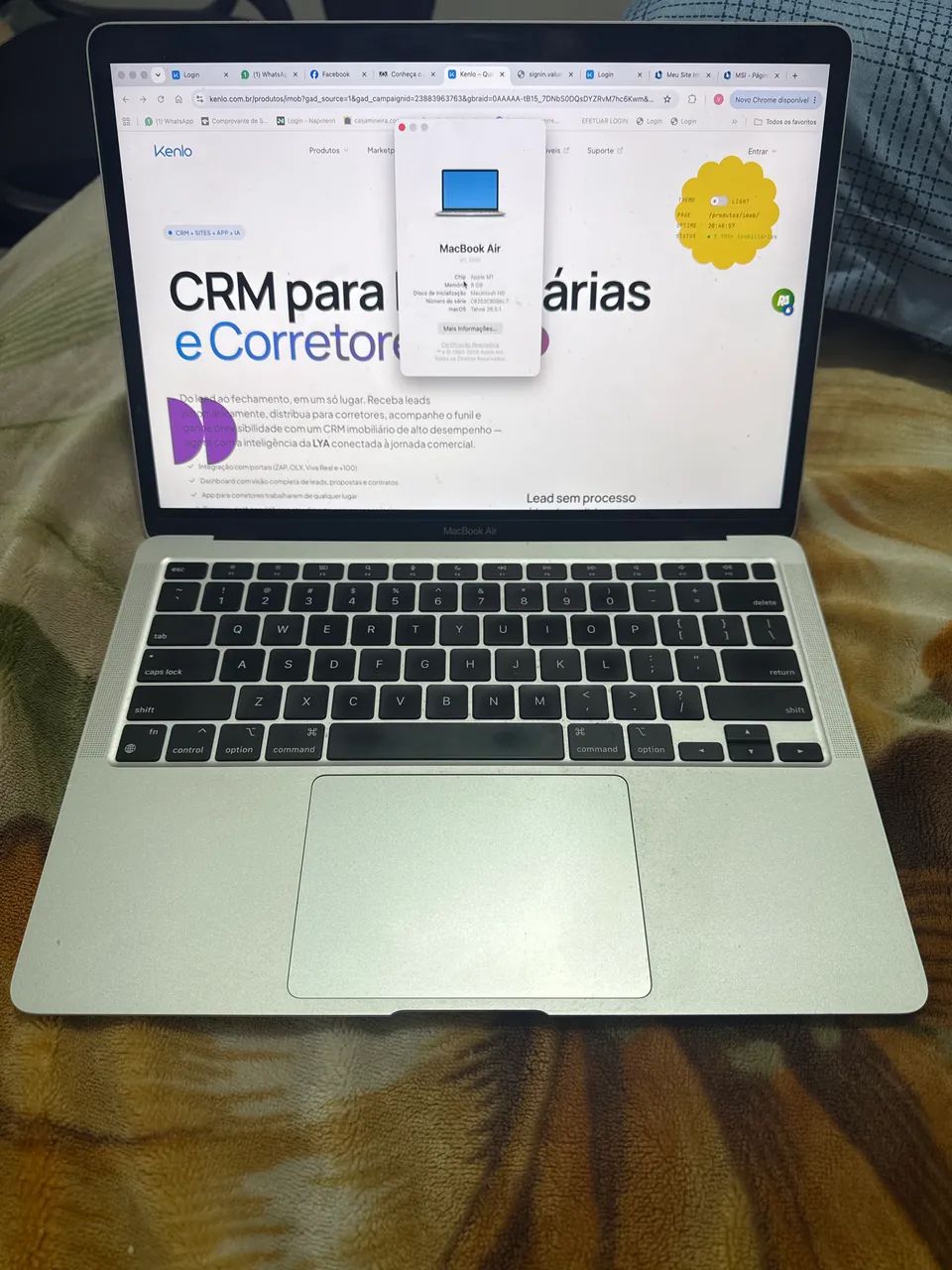 Macbook air m1 2020 